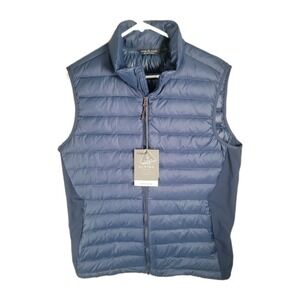 NWT Alpine Design Vest Mens Medium Sequoia Ridge Navy 650 Down Puffer Jacket